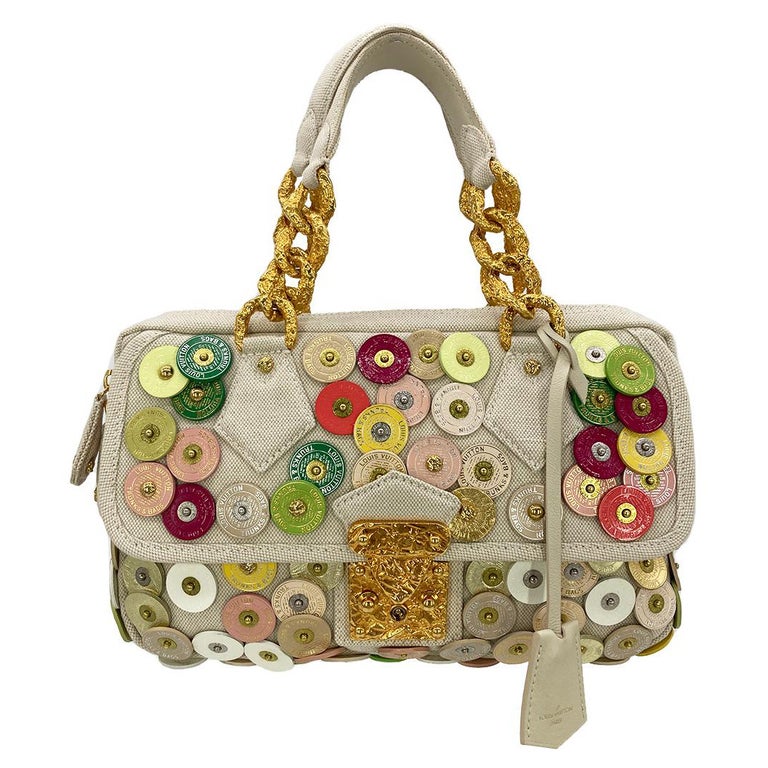 Louis Vuitton Polka Dot Fleur Viviane Bag - Neutrals Shoulder Bags