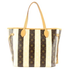 Louis Vuitton Monogram Rayures Neverfull MM Tote Bag 78lk719s