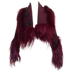 Christian Dior by John Galliano ox blood wool crop jacket 3