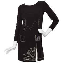 80s Moschino Cheap & Chic "Diagram" Dress 2