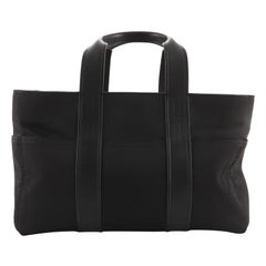 Hermes Acapulco Tote Toile and Leather MM