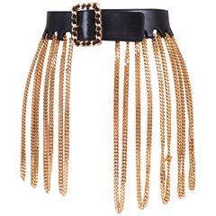 Iconic Chanel Fringe Chain Belt