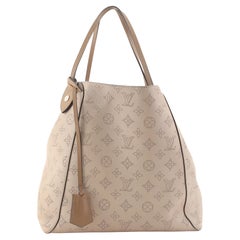 Louis Vuitton Hina PM Mahina Leather Handbag Pink Cloth ref.700733