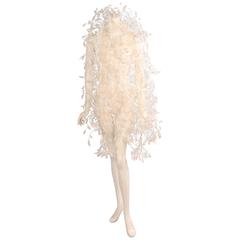 Ethereal Couture Level White Feather Wrap