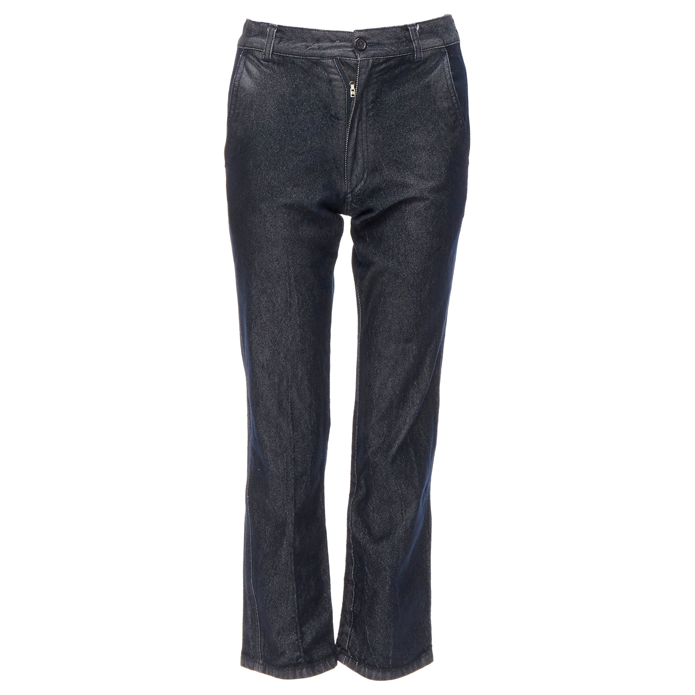 Louis Vuitton X Kim Jones Indigo Monogram Denim Regular Fit Jeans M For ...