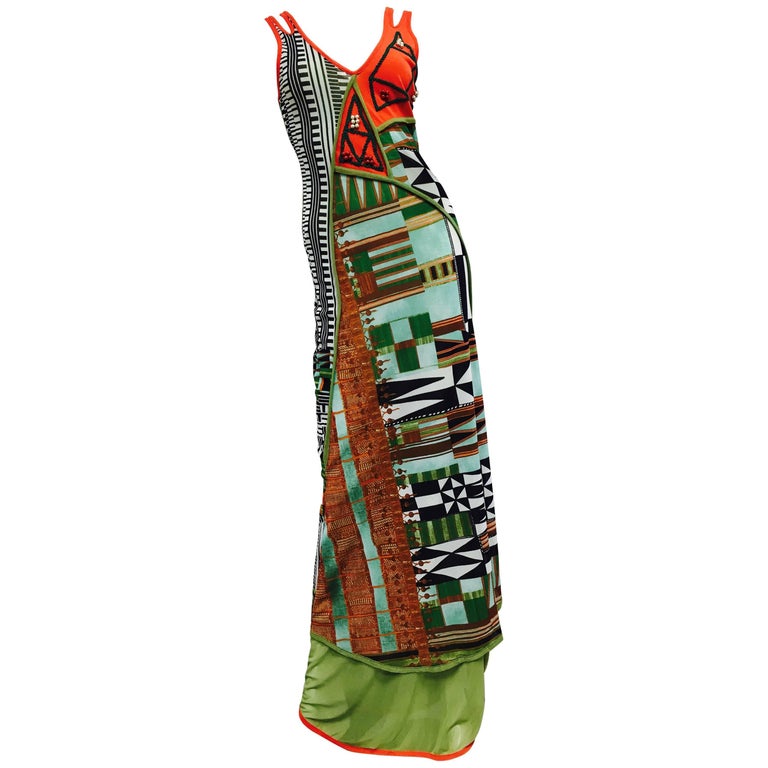 chinese dress ladies Save the Queen print maxi dress