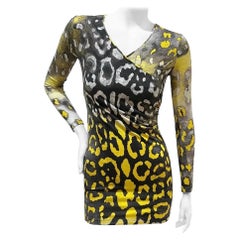 Versace Animal Print Mini Dress