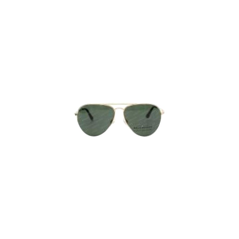Gold-tone metal logo lens Aviator sunglasses For Sale