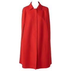 Valentino Double Face Cashmere and Wool Cape