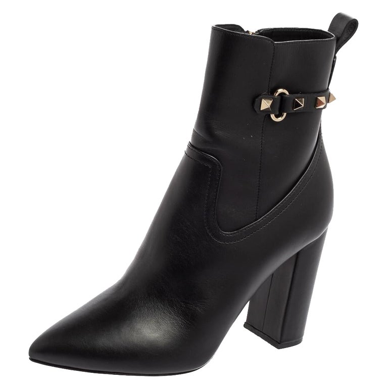 Rockstud Heeled Booties (39.5)