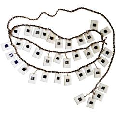 VINTAGE Chanel ✿*ﾟULTRA RARE 1994A Lucite Lambskin Chain Necklace Belt