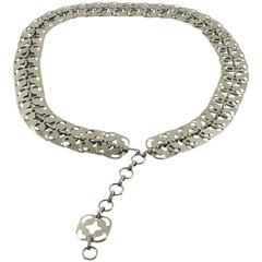 Paco Rabanne Vintage Iconic Metal Link Chain Waist Hip Belt circa 1960s 5