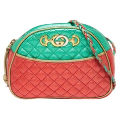 Gucci Multicolor Gestepptes Leder Mini Trapuntata Umhängetasche