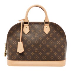 Louis Vuitton Alma PM Tasche aus Segeltuch mit Monogramm