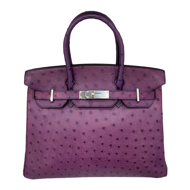 Shop - Hermes Birkin Bag Ostrich Leather Gold Hardware In Purple -  Fashion/Clothing Market - Nigeria