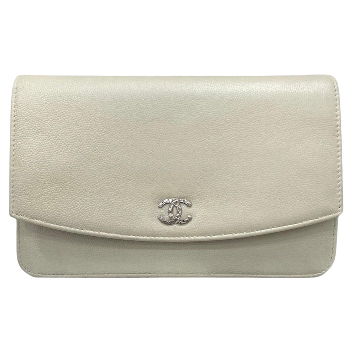 Chanel Woc White Shoulder Bag