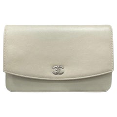Chanel Woc White Shoulder Bag