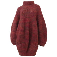 Perry Ellis 1980s Oversized Sweater