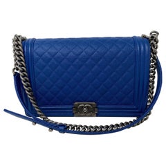 Chanel Blue Boy Bag 