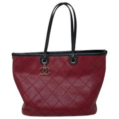 Chanel Burgundy Tote Bag 