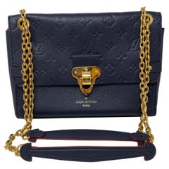 Used Louis Vuitton Navy Crossbody Bag 