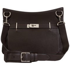 Hermès Borsa Jypsiere Marrone Togo