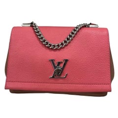 Used Louis Vuitton Lockme Pink Shoulder Bag