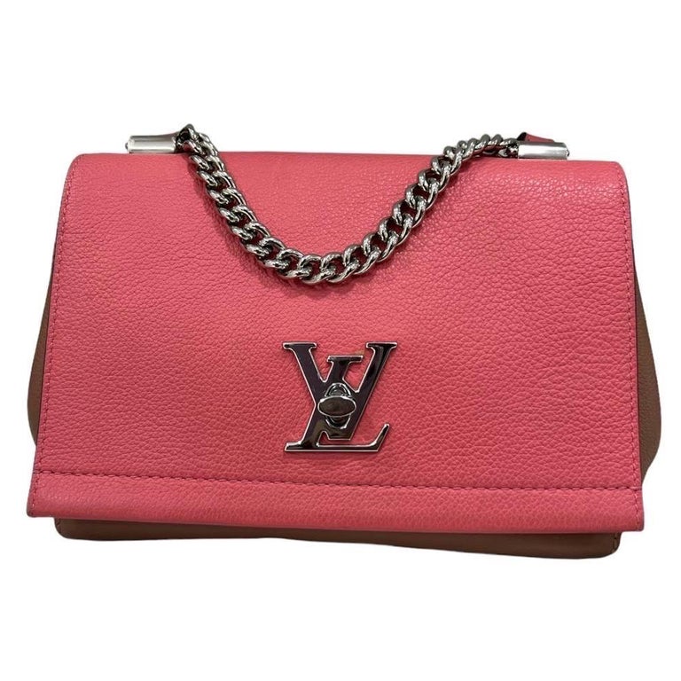 Louis Vuitton Lockme Pink Shoulder Bag For Sale
