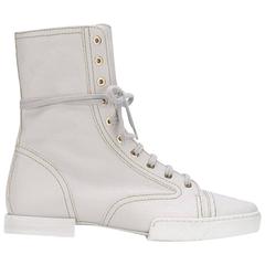 Chanel Lace-up Ankle Boots