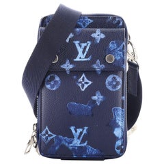 Louis Vuitton Phone Pouch Limited Edition Monogram Ink Watercolor Leather