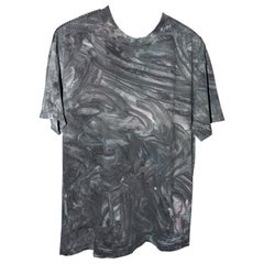 Gray T-Shirt Marble Dye Chrystal Cotton J Dauphin