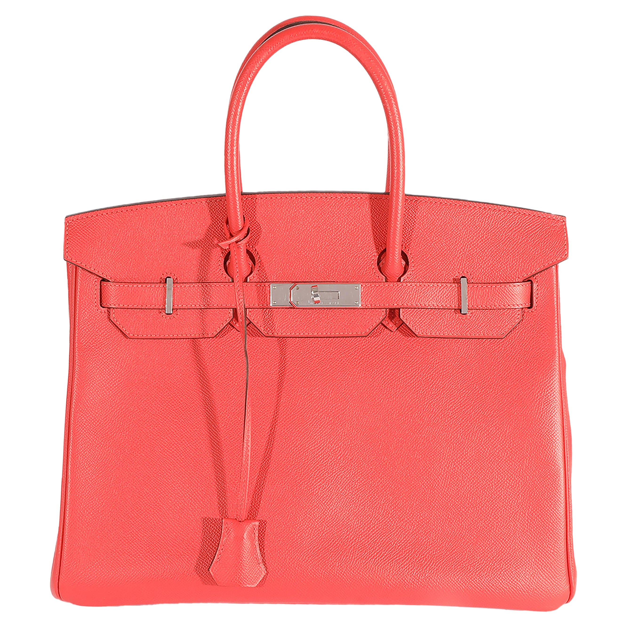Hermès Rose Jaipur Epsom Birkin 35 PHW