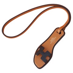 Hermès Oran Nano Bag Charm Grigri Black Leather
