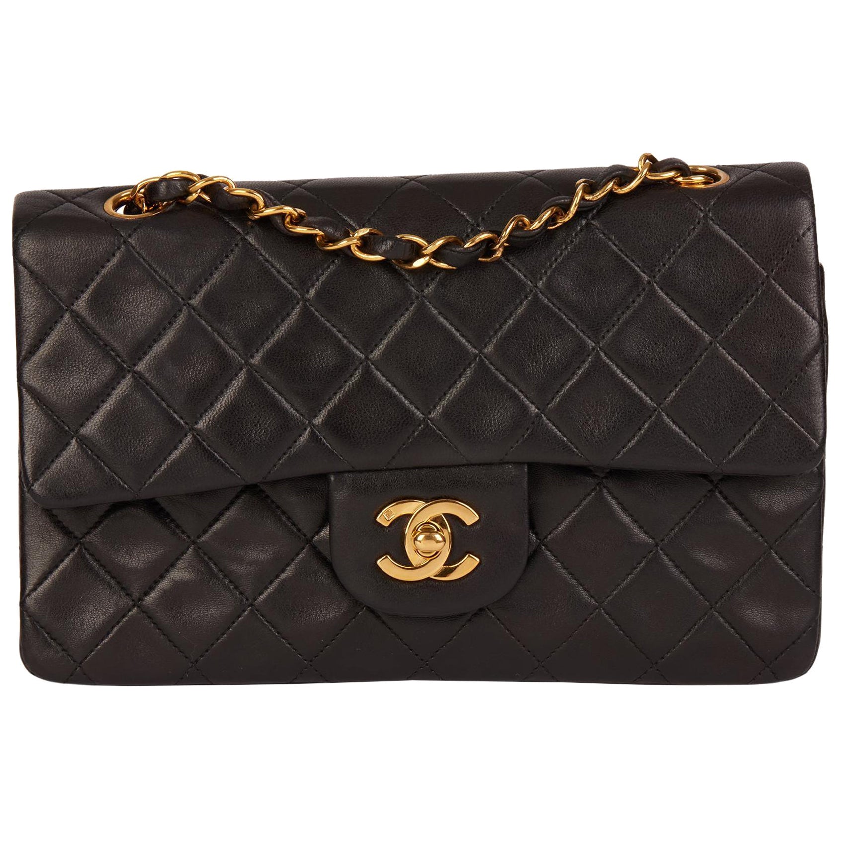 Chanel Black Leather Jumbo Coco Rain Flap Bag at 1stDibs