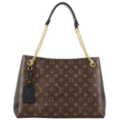 Louis Vuitton Surene Handbag Monogram Canvas with Leather MM