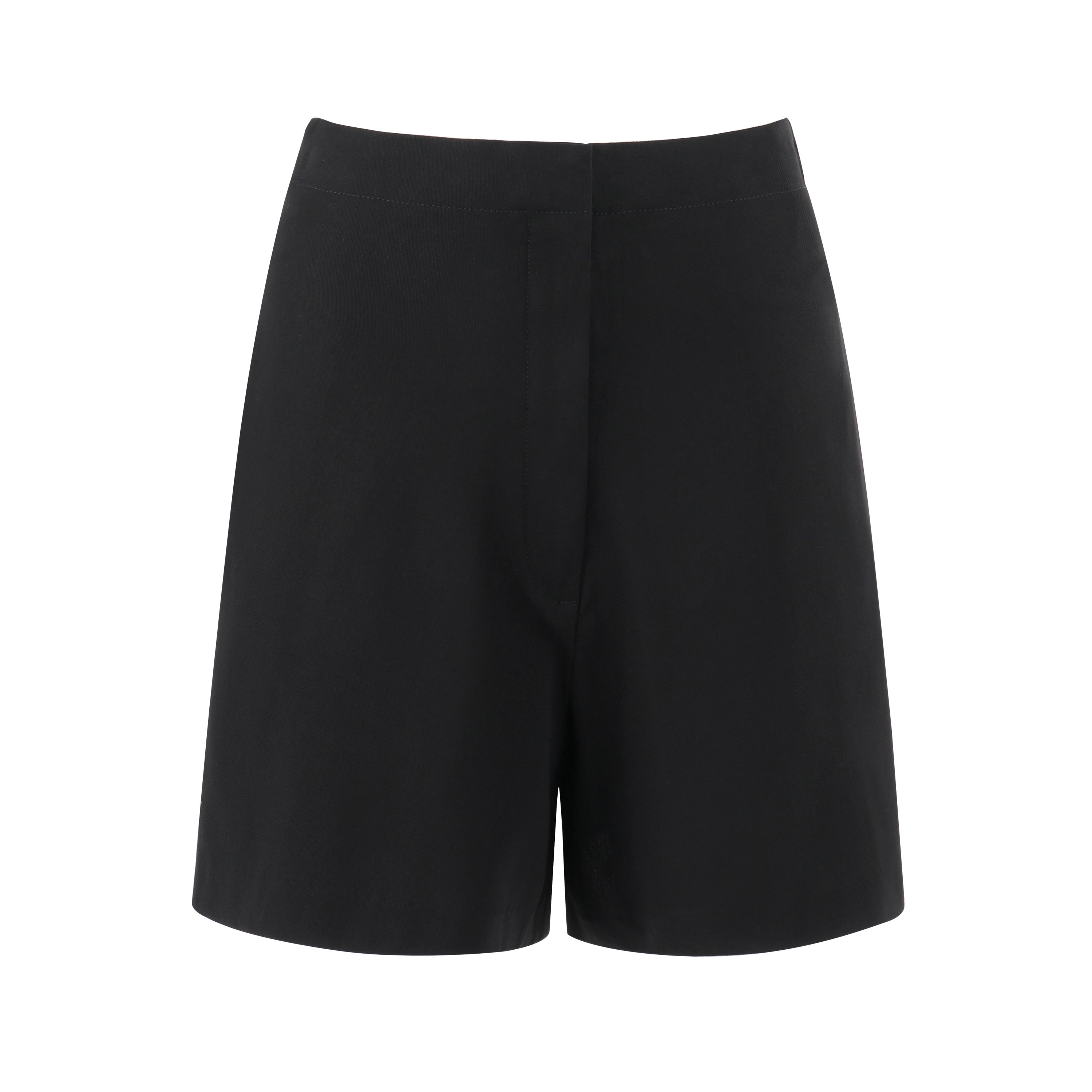 ACNE STUDIOS c.2021 Bermuda sartoriali in lana nera a quattro tasche in vendita