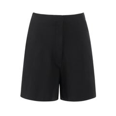 ACNE STUDIOS c.2021 Black Wool Tailored Four Pocket Bermuda Shorts
