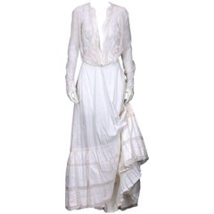 Edwardian Lace Inserted Petticoat