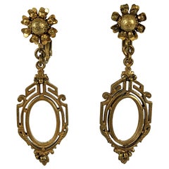 Renaissance Revival Drop Earrings