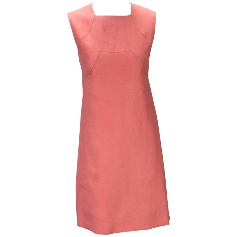linen sleeveless shift dress