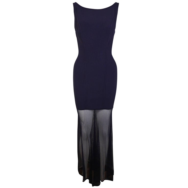 fitted lace wedding dress Herve Leger Mariana Lattice Trimmed Bandage Gown – Runway Catalog main image 0