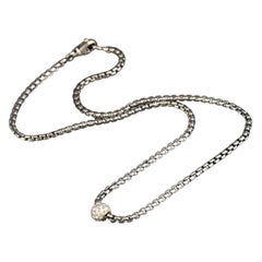 David Yurman 18K e Sterlina 0,31 ctw di diamanti (H. H. / VSI - SI1)  Collana