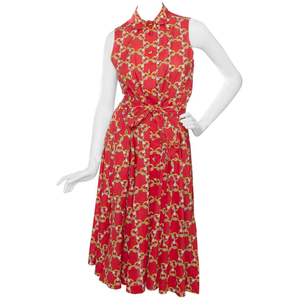Vintage Hermès Day Dresses - 32 For Sale at 1stdibs