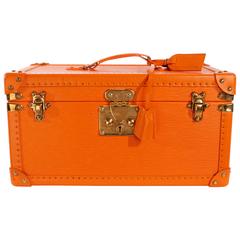 Louis Vuitton Cosmetic Trunk Beauty Case Orange Epi Boite Et Glace-Special Order