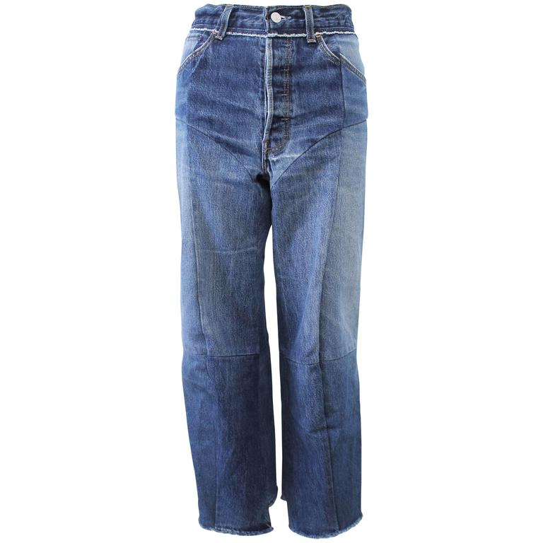 Vetements SS16 Deconstructed Patchwork Jeans SOLD OUT at 1stDibs ...