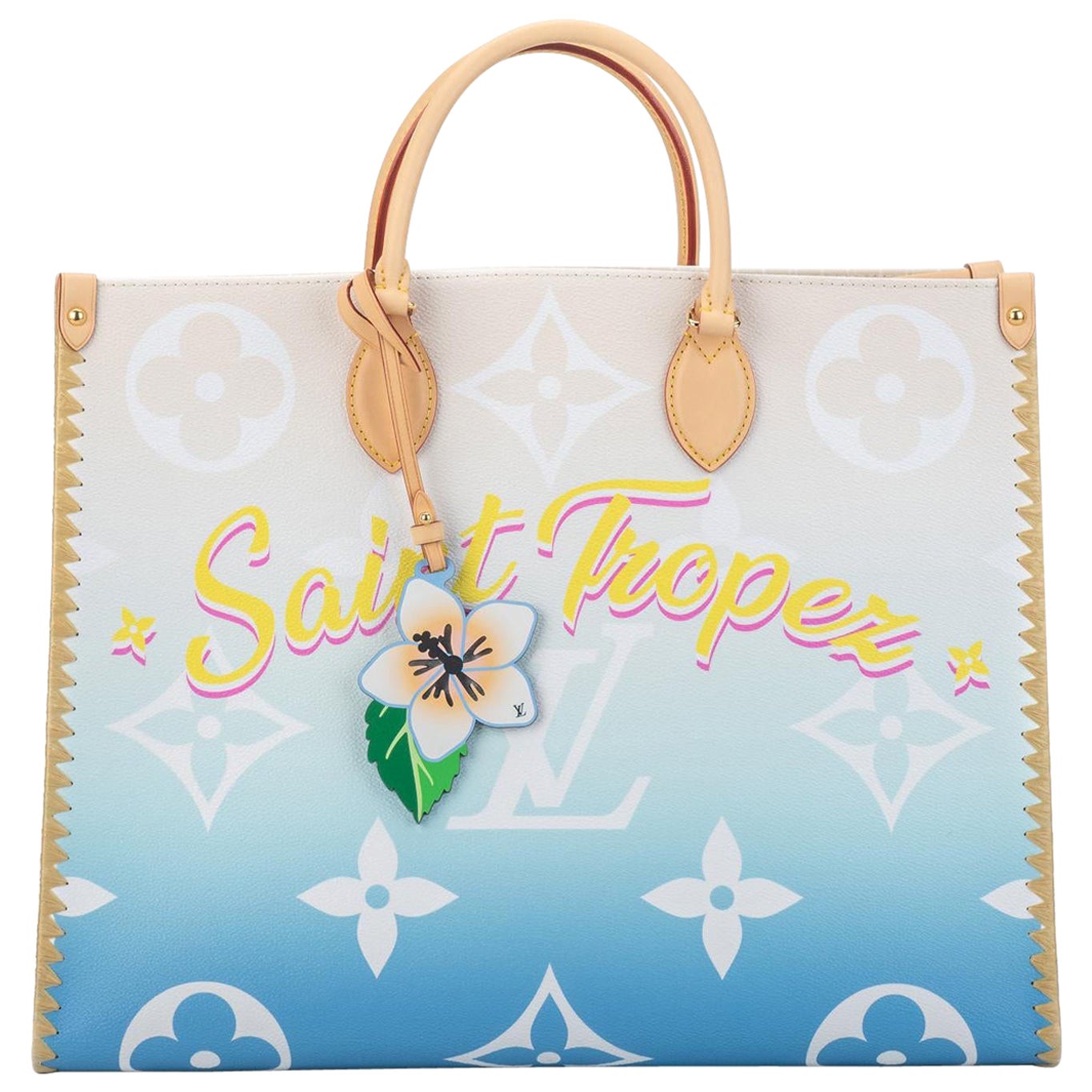 New Louis Vuitton 2021 On The Go Saint Tropez Bag at 1stDibs