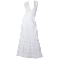Beautiful Backless Dress Made from Edwardian Lace 1