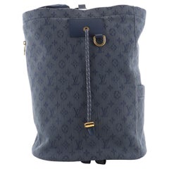 Louis Vuitton Monogram Denim Sac a Dos GM Backpack Leather ref.303362 -  Joli Closet