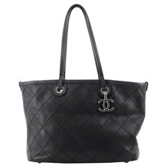 Chanel Fever Tote Quilted Caviar Medium