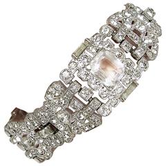 Art Deco Vintage Rhinestone Bracelet